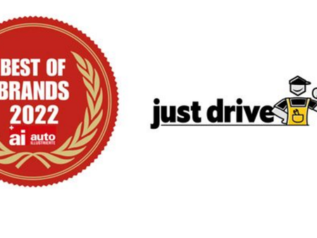 «Best of Brands 2022» voten Sie für just drive!